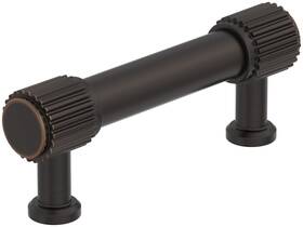 Bp37802orb Amerock Bp37802 Farewind 3 Inch Center To Fluted Bar Cabinet - Bronze