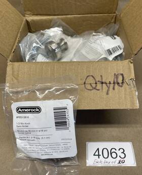 Bp55312g10 Amerock Bp55312 G10 Highland Ridge 1-3/16 Inch Drawer Knob Satin Nickel 10 Pcs