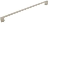 Bp55371g10 Amerock Appliance Pull 18inch Centers Riva Satin Nickel
