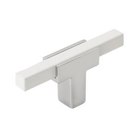 Bp6726wht Amerock Kitchen Cabinet Door Or Drawer Knob Polished Chrome/white 2-3 Bp6726wht Amerock Kitchen Cabinet Door Or Drawer Knob Polished Chrome/white 2-3