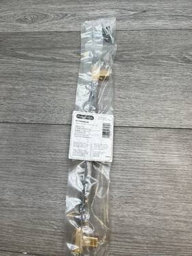 Bp778256bglmb Amerock Urbanite 10-1/16 Inch Bar Cabinet Pull - Brushed Gold / Black