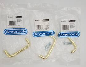 Bp865cs3 Amerock Lot Of 3 Allison Polished Brass Wire Pull Handle Inch