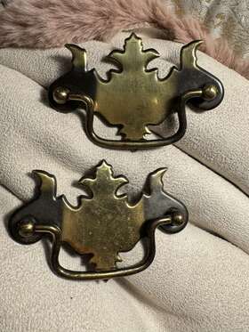 Bp871-ae Amerock Vintage Bp871 Ae Antique English Cabinet Drawer Bail Pulls Handles