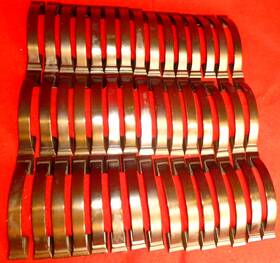 C-29349-1 Amerock Cander Door/drawer Pulls Brown Brass Lot Of 45 C29349-1 And Screws 4.5 Inch