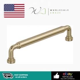 C103581631 Amerock Coble 6-5/16 Inch 160mm Center-to-center Golden Champagne Cabinet Pull
