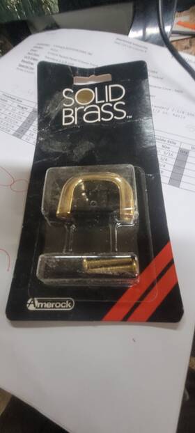 C1415-3 Amerock Polished Brass Gold Handle Pull Cabinet Hardware