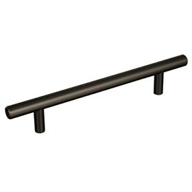 Amerock Cabinet Pull Black Bronze 5-1/16 Inch 128 Mm Center To