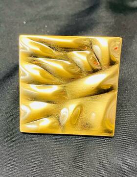 Bp10132bgl Amerock Corp Calathea Brushed Gold 1-1/4 Inch 32mm Drawer Pull - 1 Pack