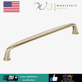 Fe0192247 Amerock Kane 8-13/16 Inch 224mm Center-to-center Golden Champagne Cabinet Pull
