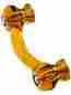 Amp-8 Eclectic Cabinet Knobs Decor 8 Amber Depression Glass Drawer Pull Handle Vintage Style Honey Retro 0744904800037