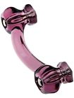 Ampp-2 Eclectic Cabinet Knobs Decor Purple Glass Handles Amethyst 0744904799706