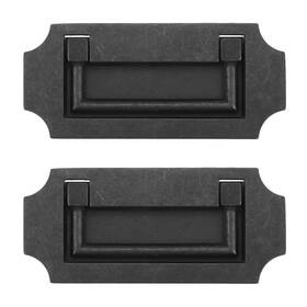 Dz21118 Antrader 2 Pcs Zinc Alloy Handle Drawer Hidden Cabinet Embedded Pull Ring