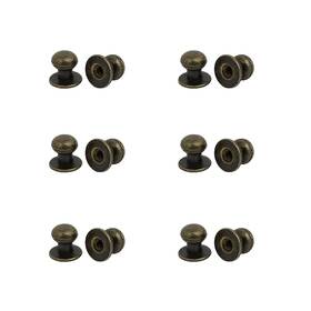 Qxad19032512 Antrader 12 Pack Mini Jewelry Box Round Knob Small Cabinet Drawer Pull Handles