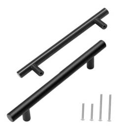 Ayl0001p3 Anyinl Pack Cabinet Pulls Matte Black Stainless Steel Drawer 10 Inch Hole Center 6