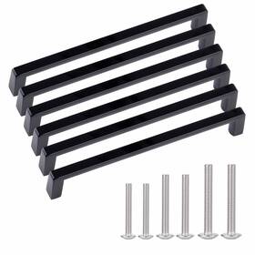 A005 Aokenbao 4inch Black Cabinet Handles Door Solid Drawer Knobs Highend Hard