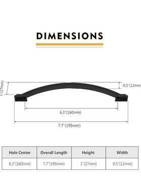 Er7559402 Aootoch 10 Pack Oil-rubbed Bronze Cabinet Handles - 5 Inch Dresser And Kitchen Pulls