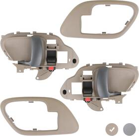 Dh114 Apperfit Interior Door Handle With Bezel Kit Tan Compatible 1995-2002 Chevy