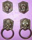 S1050 Architectural Pulls Collectible Antique Lion Bronze Drawer Heads