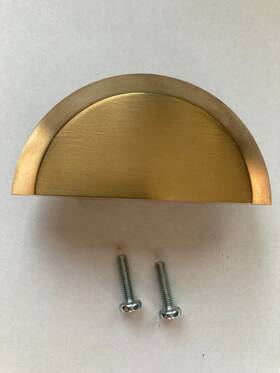 Armac Martin Lat/96/sbl Victoria Plain D-pull Handle 100mm
