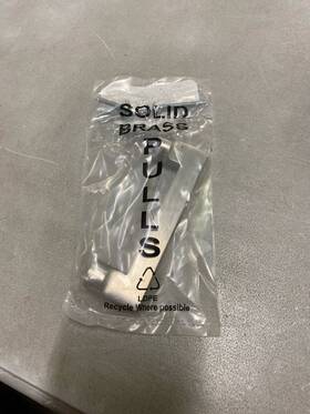 Mt0345-096-gsn Ashley Norton Apollo 3-3/4 Inch Brass Cabinet Handle Satin Nickel
