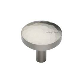 Mt3877-038-pni Ashley Norton Hammered Tayo Knob 1-1/2 Inch Diameter Polished Nickel
