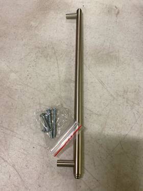 Mt4410-254-gsn Ashley Norton Geneva 10 Inch Luxury Brass Cabinet Handle - Satin Nick
