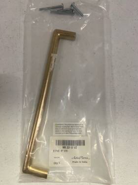 Nb.331-8-1 Ashley Norton Nb.331-8-1/2 Nb.331 Luxury Solid Bronze 8 Inch Cabinet Handle - Natural