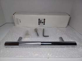 V1365-12-tb Ashley Norton Ashleynorton Pch 12 Inch Cc Bar Knurled Appliance Pull - Polished Chrome