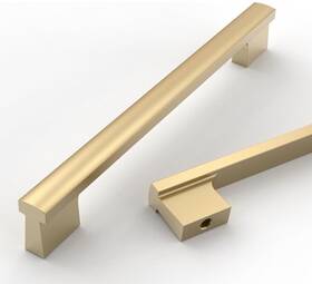 4497 Asidrama 10 Pack 6.3 Inch 160mm Champagne Bronze Kitchen Cabinet Handles