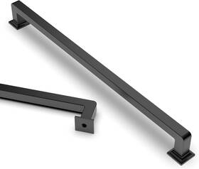 Asidrama 711181391053 10 Pack Inch 256mm Matte Black Cabinet Pulls Handles Cupboard Handle