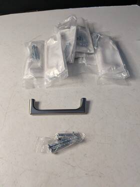 Asidrama 738435920999 Lot Of 10 3.75 Inch Solid Stainless Steel Kitchen Cabinet Handle - Brand
