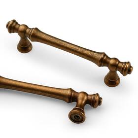 Ad0018ae76-10 Asidrama 10 Pack 3 Inch 76mm Antique Brass Kitchen Cabinet Handles Pulls Kit