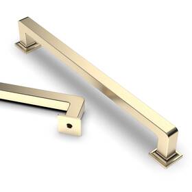 B0b5x9gnkc Asidrama 10-pack 7 Inch 177mm Brushed Brass Gold Kitchen Cabinet Handles Pulls