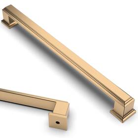 B0b6bg9m1z Asidrama 20-pack 7.5 Inch 192mm Champagne Bronze Cabinet Pulls Brushed Brass