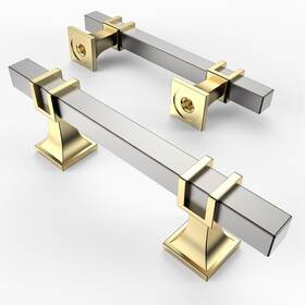B0c7q7nrwc Asidrama 10 Pack 3 Inch Brushed Satin Nickel Gold Kitchen Cabinet Handles Cabine