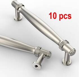 B0csdk9yqw Asidrama 10 Pack 5 Inch 128mm Brushed Satin Nickel Kitchen Cabinet Handles