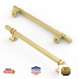B0cy587zz5 Asidrama 10 Pack 8.8 Inch Brushed Gold Nickel Cabinet Handles Drawer Pulls Kitchen