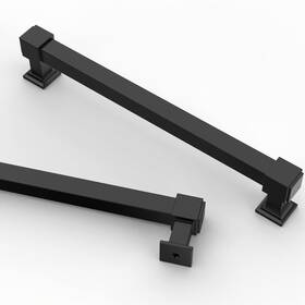 B0cys1cnnc Asidrama 10 Pack 6.3in Matte Black Kitchen Cabinet Handles Drawer Pulls Cupboard