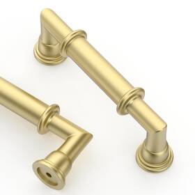 Asidrama B0fbr8spmg 10 Pack 3 Inch 76mm Brushed Gold Kitchen Cabinet Handles Pull