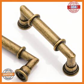 B0fbrbnbqk Asidrama 10 Pack 3 Inch Brushed Antique Brass Kitchen Cabinet Handles Cupboard D