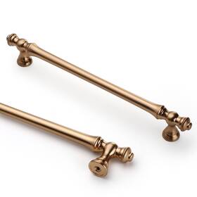 Gf-sxbv-102 Asidrama 10 Pack 7.5 Inch 192mm Champagne Bronze Kitchen Cabinet Handles Brushed Bras