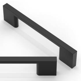 Ar003 Asimerdeco 10 Pack Matte Black Cabinet Pulls 3.75 Inch96mm Kitchen Handles Solid