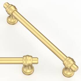 Asimerdeco Ar013 10 Pack Brushed Gold Cabinet Pulls 5 Inch 128mm Kitchen Cupboard Handles Sol