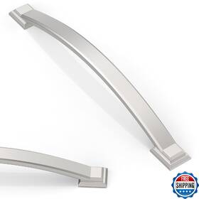 B0dnqbkp4y Asimerdeco 10 Pack Brushed Satin Nickel Cabinet Pulls 6.3 Inch 160mm Zinc Alloy
