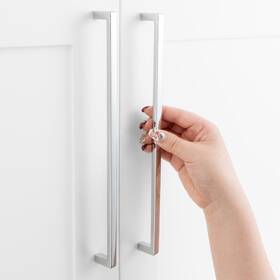 B0cq4vdw3l Askano 5-pack 10 Inch Hole Chrome Square Bar Cabinet Pulls Handles
