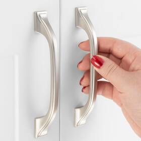 B0cqjlynlk Askano 10 Pack 3-3/4 Inch Brushed Nickel Cabinet Pulls Satin Handles
