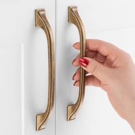 B0cqjnv6gn Askano 10-pack 5 Inch Antique Brass Cabinet Pulls Handles For Drawers Doors