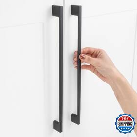 B0cqjt5dzm Askano 5-pack 11-5/16 Inch Matte Black Cabinet Pulls Kitchen Handles