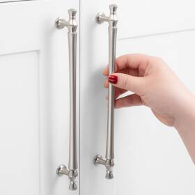 B0dzhd2b8c Askano 5 Pack 7-1/2 Inch Hole Centers Brushed Nickel Cabinet Pulls Satin