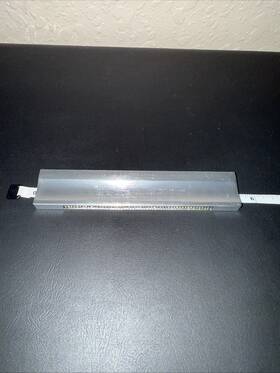 3202-mc Atlas Homewares Crystal Inset Thin Pull - Matte Chrome Set Of Five